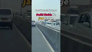 Delhi Noida  | traffic jam | follow @TheTrippyEngineer