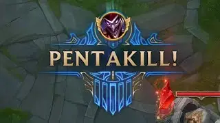 Best Funny Moments in LOL ''Shaco Best Pentakill'' #1