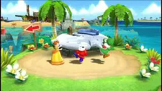 Mario Party 9: Solo Mode #22: Daisy Lost to Shy Guy: Blooper Beach