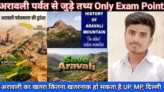 Aravali Hills Explained in Hindi | Location, Formation, Importance | Aravali Mountain For UPSC & PCS