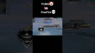pubg vs freefire. #freefire #ytshorts #gaming #freefireclips #dropnite