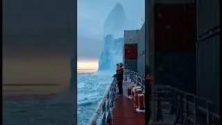Ship Battles Frozen Arctic Sea 🥶 Impossible Navigation! #epicship