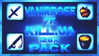 Minecraft PvP Texture Pack : VanirRose 7K Kill.ua 128x Pack 1.7/1.8 - MCSG/UHC FPS Boost