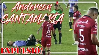 ANDERSON SANTAMAR&Iacute;A FUE EXPULSADO TRAS UN ERROR AL CONTROLAR EL BAL&Oacute;N