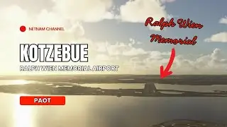Landing in Kotzebue Alaska | Ralph Wien Memorial Airport (PAOT) #flight #landingvideo #flightlanding