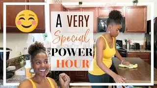 NEW! Power Hour ⏰ Clean With Me 2019 | DNICEANDFAM