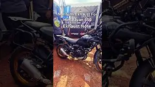 Norifumi Exhaust For Himalayan 450 Exhaust Sound #norifumi #himalayan450 #royalenfield #shorts #reel