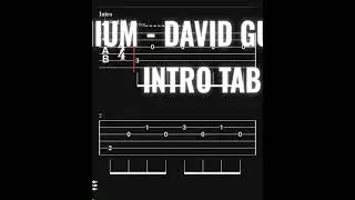 TITANIUM - DAVID GUETTA INTRO TAB