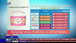 Perbandingan Harga E-Commerce: Cosmos Rice Cooker 1,8L