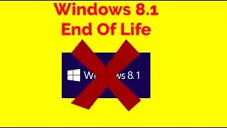 Окончание поддержки Windows 8.1