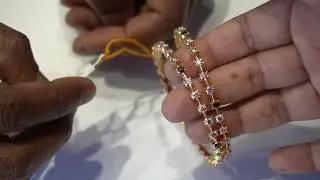 simple diamond bangles with weight| order online| jagdambapearls