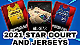 2021 ALL STAR GAME JERSEY AND COURT IN NBA LIVE MOBILE 21 #shorts