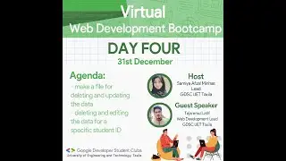 GDSC UET Taxila | Introduction to Web Development | Day 4