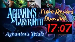 Novo Record Mundial 17:07!!! Aghanim's Trial Rank Top 1 | Labirinto de Aghanim (New World Record)