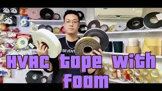 Isolating gypsum board with foam tape,insulation foam tape film,HVAC tape with foam