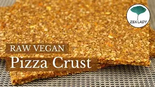 Raw Vegan Pizza Crust   ロービーガン Zenlady Raw Vegan Japan Tokyo