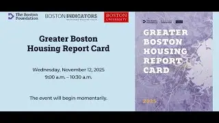 2025 Greater Boston Housing Report Card Presentation by Luc Schuster