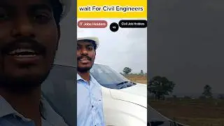 IT Job VS Civil Jobs ll Civil Engineers  Telugu
