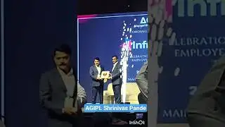 Award celebration Mr. Shrinivas Pande Sir, &ndash; AGIPL HO Raipur