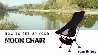 Customized Portable Lightweight Folding Backpack Moon Camping Chairs for Beach Picnic Travel Fishing