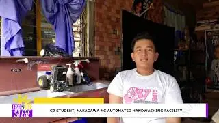 Grade 9 Student's Sensor Automated Handwashing Facility Innovation