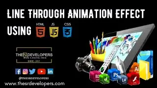 Line Through Animation Effect #css3 #html #thesrdevelopers #webdesign #webdevelopement #animation