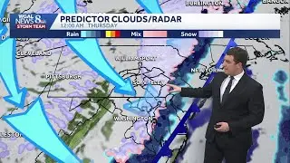Mild Tuesday; Rain Develops Wednesday With Light Snow Late In South Central Pennsylvania