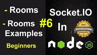 Rooms in Socket IO in Node JS, Rooms Example in Socket IO in Node JS - Socket IO in Node JS #6