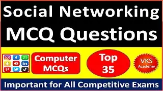 Social Networking Sites MCQs | Social Media MCQ | Social Networking Questions | Computer MCQs VKS