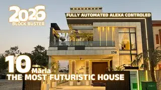 Most STYLISH FUTURISTIC 10 Marla House For Sale Bahria Town Lahore