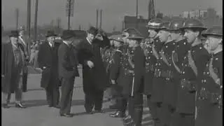 ARCHIVE - Minister inspects ARP Wardens at Southampton Docks
