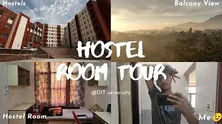 DIT UNIVERSITY || Hostel room tour✨ ||  Bhabha Hostel
