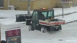 Just a Little Bobcat Clearing Snow