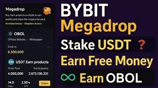 BYBIT Megadrop OBOL | How to Participate and Complete Task? | Earn Money Online