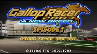 Gallop Racer 2003 (Hard) - Unlocking Abilities book -Episode 1