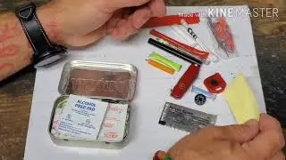 DIY altoid survival kit tin! More than your average tin. Fire, water, hunt, fish from your kit!