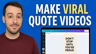 How to Create Motivational Quote Videos in Canva | Shorts, Reels & TikTok Tutorial in 2025