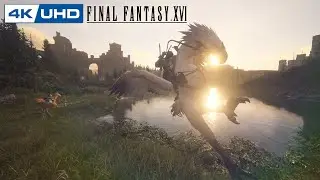 Final Fantasy XVI INSANE Beauty Realistic Graphics - Open World Chocobo Riding 4K PS5