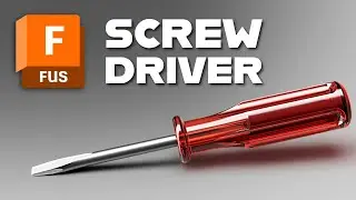 Fusion 360 Hybrid Design Workflow: Build a Parametric Screwdriver Handle and Shaft Step by Step