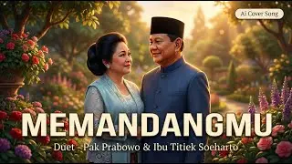 Duet Terharu! Pak Prabowo & Bu Titiek Soeharto Nyanyikan Memandangmu (AI Cover Romantis)