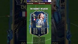 94 TOTS Rabiot Review in FIFA 23 #shorts #short