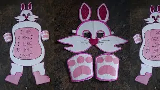 How to make a Rabbit costume for kids | Animal Fancy dress | Rabbit Fancy dress | Fancy dress