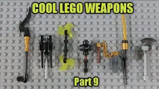 COOL LEGO WEAPONS you can build for your minifigures -Pt 9