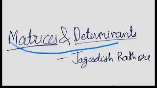 Properties of Rank and system of linear equations  ||Edutainment Mech
