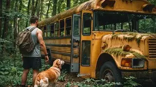 Divorced Father Finds Abandoned School Bus in Deep Woods &mdash; The Secret Inside Changed Everything Else