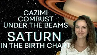 Saturn Cazimi, Combust, Under the Beams of the Sun in Birth Chart - Astrology Natal Chart