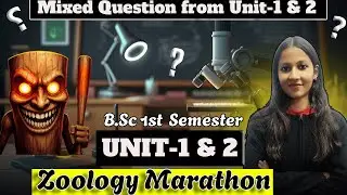 Zoology Marathon UNIT-01 & 2 Objective Question | B.Sc.1st Sem Maa Vindhyavasini University Mirzapur