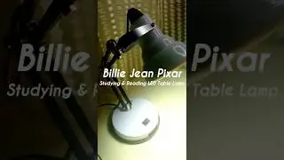 Billie Jean Pixar Adjustable Studying & Reading LED Table Lamp,  Matte White, Pack Of 1(Metal)