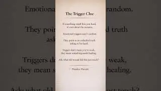 The Trigger Clue #psychology #shorts