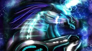cyber unicorn timelapse NeoGzus